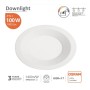 XXLED LED Einbauleuchte 8W Rund - OSRAM CHIP DURIS E 2835 - CCT - UGR17 - Produktansicht