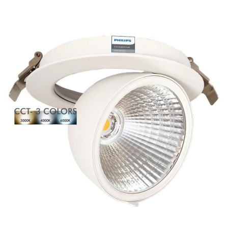 XXLED LED Einbaustrahler 30W - Philips CertaDrive - Schwenkbar Rund - HAMBURG