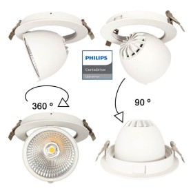 Projecteur encastré LED 30W - Philips CertaDrive - Orientable Rond - HAMBURG