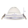 XXLED LED Einbaustrahler 30W - Philips CertaDrive - Schwenkbar Rund - HAMBURG - Detailansicht