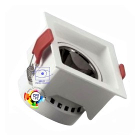 XXLED LED Strahler Downlight LED 5W - 8W -12W Quadrat Weiss - Bridgelux Chip - UGR11 - CCT- CRI+92