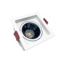 XXLED LED Strahler Downlight LED 5W - 8W -12W Quadrat Weiss - Bridgelux Chip - UGR11 - CCT- CRI+92 - technische Ansicht