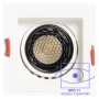 XXLED LED Strahler Downlight LED 5W - 8W -12W Quadrat Weiss - Bridgelux Chip - UGR11 - CCT- CRI+92