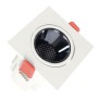 XXLED LED Strahler Downlight LED 5W - 8W -12W Quadrat Weiss - Bridgelux Chip - UGR11 - CCT- CRI+92