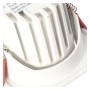 XXLED LED Strahler Downlight LED 5W - 8W -12W Quadrat Weiss - Bridgelux Chip - UGR11 - CCT- CRI+92 - Detailansicht