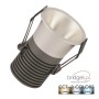 XXLED Projecteur LED Downlight LED 5W Perlenchrom Bridgelux Chip - 40° - UGR1- CCT1