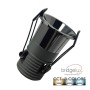 XXLED Projecteur LED Downlight LED 6W Chromé noir Bridgelux Chip - 40° - UGR11- CCT - vue détaillée