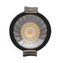 XXLED Projecteur LED Downlight LED 6W Chromé noir Bridgelux Chip - 40° - UGR11- CCT - vue détaillée