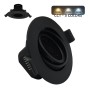 XXLED LED Strahler Downlight Schwenkbar Rund - Schwarz 7W - Einstellbarer Scheinwerfer - UGR19