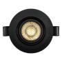 XXLED LED Strahler Downlight Schwenkbar Rund - Schwarz 7W - Einstellbarer Scheinwerfer - UGR19 - Detailansicht