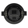 XXLED LED Strahler Downlight Schwenkbar Rund - Schwarz 7W - Einstellbarer Scheinwerfer - UGR19 - technische Ansicht