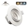 XXLED LED Projecteur Downlight Orientable Rond - Blanc 7W - Projecteur Réglable