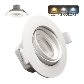 XXLED LED Strahler Downlight Schwenkbar Rund - Weiss 7W - Einstellbarer Scheinwerfer - CCT Wählbare Farbe