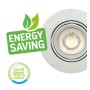 XXLED LED Projecteur Downlight Orientable Rond - Blanc 7W - Projecteur Réglable - vue détaillée