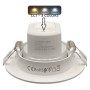XXLED LED Projecteur Downlight Orientable Rond - Blanc 7W - Projecteur Réglable - photo produit