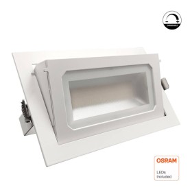 XXLED LED-Strahler 40W Schwenkbar Rechteckig | Dimmbarer Lifud-Treiber | OSRAM CHIP 140Lm/W | 120° Kein