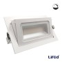 XXLED LED-Strahler 40W Schwenkbar Rechteckig | Dimmbarer Lifud-Treiber | OSRAM CHIP 140Lm/W | 120° Kein - technische Ansicht