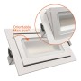 XXLED LED-Strahler 40W Schwenkbar Rechteckig | Dimmbarer Lifud-Treiber | OSRAM CHIP 140Lm/W | 120° Kein - Produktansicht