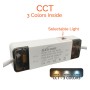 XXLED LED-Strahler 40W Schwenkbar Rechteckig | OSRAM CHIP 140Lm/W | 3CCT 120º Kein Flimmern - Produktansicht