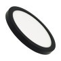 XXLED Deckenleuchte + LED-Downlight - Rund - BONN Schwarz - Einstellbare Leistung 12W - 10W - 8W - 6W - Detailansicht