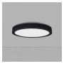XXLED Deckenleuchte + LED-Downlight - Rund - BONN Schwarz - Einstellbare Leistung 12W - 10W - 8W - 6W - technische Ansicht