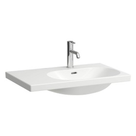 Vasque LAUFEN LUA 75 x 46 cm, asymétrique avec cuve à droite, avec trou pour robinet, avec trop-plein