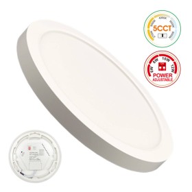 XXLED Deckenleuchte + LED-Downlight - Rund - BONN Weiss - Einstellbare Leistung 12W - 10W - 8W - 6W