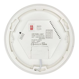 Plafonnier + LED Downlight - Rond - BONN Blanc - Puissance réglable 12W - 10W - 8W - 6W - 5CCT - SMD2835 140Lm/W - IP44