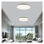XXLED Plafonnier + LED Downlight - Rond - BONN Blanc - Puissance réglable 18W-16W-14W-12W- 5CCT - photo produit