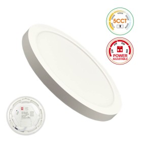 XXLED Deckenleuchte + LED-Downlight - Rund - BONN Weiss - Einstellbare Leistung 8W - 6W - 4W - 2W
