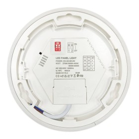 Plafonnier + LED-Downlight - Rond - BONN Blanc - Puissance réglable 8W - 6W - 4W - 2W - 5CCT - SMD2835 140Lm/W - IP44