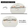 XXLED Deckenleuchte + LED-Downlight - Schwarz - 18W EINSTELLBAR - CCT - Wählbare Farbe - technische Ansicht
