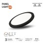 XXLED Deckenleuchte + LED-Downlight - Schwarz - 18W EINSTELLBAR - CCT - Wählbare Farbe - Detailansicht