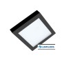 XXLED Downlight + LED-Deckenleuchte - Quadrat - MOSS SCHWARZ LUMILEDS - 18W EINSTELLBAR