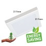 XXLED Downlight + LED-Deckenleuchte - Quadrat - MOSS weiss LUMILEDS - 18W EINSTELLBAR