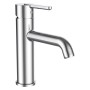Miscelatore monocomando per lavabo LAUFEN LUA Eco+ versione semialta senza tappo di scarico