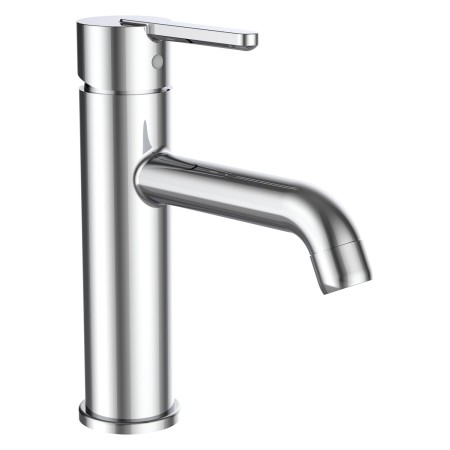 Miscelatore monocomando per lavabo LAUFEN LUA Eco+ versione semialta senza tappo di scarico