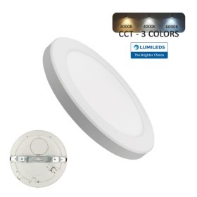 XXLED Downlight + LED-Deckenleuchte - Rund - MOSS Weiss LUMILEDS - 6W EINSTELLBAR - Wählbare CCT-Farbe