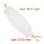 XXLED LED 15W Kreisförmig - CCT - OSRAM CHIP DURIS E 2835 - Produktansicht