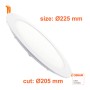XXLED LED 24W Circolare - CCT - Chip OSRAM DURIS E 2835 - immagine prodotto