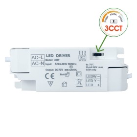 LED 30W Circulaire - CCT - puce OSRAM DURIS E 2835