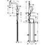 hansgrohe Talis Select M51 Einhebel-Küchenmischer 220, Ausziehbrause, 2jet - Detailansicht
