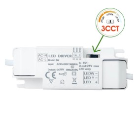 LED 6W Circulaire - CCT - puce OSRAM DURIS E 2835