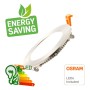 XXLED Plafoniera a incasso LED Rotonda 10W Acciaio inossidabile - CCT - Chip OSRAM DURIS E 2835 - vista dettagliata
