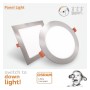 XXLED Plafoniera a incasso LED Rotonda 10W Acciaio inossidabile - CCT - Chip OSRAM DURIS E 2835