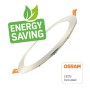 XXLED Plafoniera LED Rotonda 24W in acciaio inossidabile - CCT - chip OSRAM DURIS E 2835 - vista tecnica