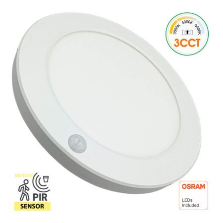 XXLED Downlight + LED-Deckenleuchte - Rund - MOSS Weiss LUMILEDS- 18W EINSTELLBAR - Wählbare CCT-Farbe