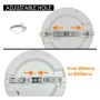 XXLED Downlight + LED-Deckenleuchte - Rund - MOSS Weiss LUMILEDS- 18W EINSTELLBAR - Wählbare CCT-Farbe - Produktansicht