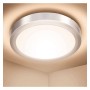 XXLED LED Deckenleuchte 15W Kreisförmig Edelstahl - CCT - OSRAM CHIP DURIS E 2835 - technische Ansicht