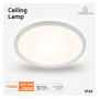 XXLED Plafoniera LED 20W - 4000K - Chip Lumileds - vista dettagliata